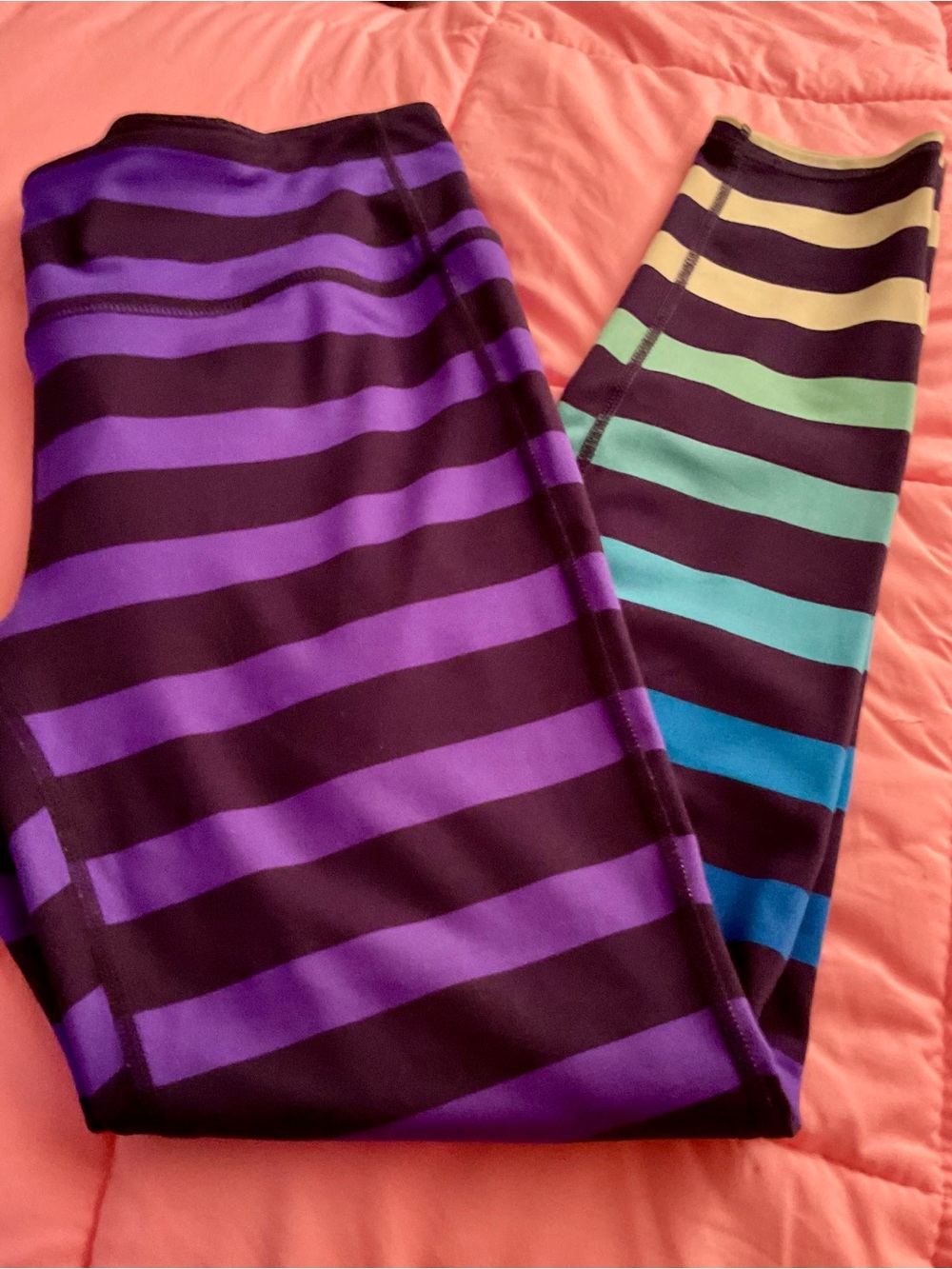 Athleta High Rise Chaturanga Stripe Tight